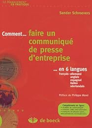 Comment faire un communiqué de presse d'entreprise en 6 langues
