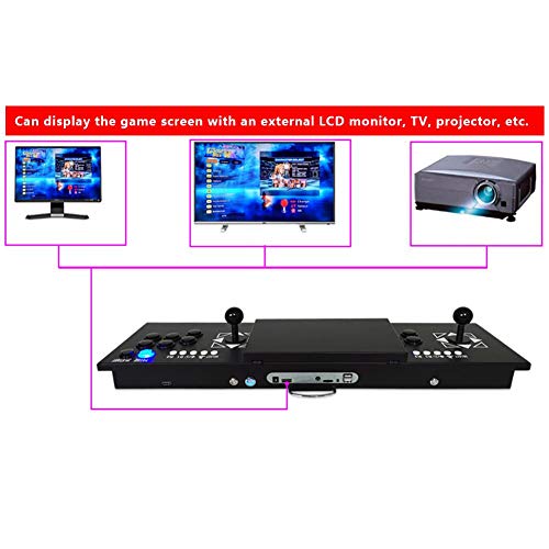 Pandora S Game Box Arcade 3D Game Two Player 10 inch Screen Game Console Rechargeable 2297 2 in 1 - Thumbnail 4
