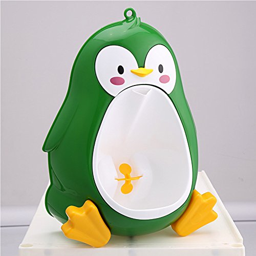 Stebcece Baby Boys Toilet Potty Training Toddler Kids Urinal Bathroom Pee Trainer Penguin (green)
