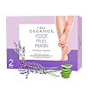 T.B.H. Organics 2 Pack Lavender Foot Peel Mask Exfoliant, Natural Foot Care Mask for Dry Dead Skin&Callus, Exfoliating…