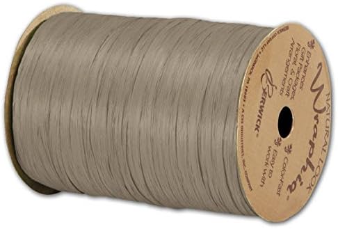 EGP Matte Wraphia Ribbon 1/4" x 100 Yds (Taupe)