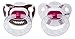 NUK Sports Puller Pacifier, Baseball/Football Girl, 6-18 Months, 2 Pack