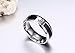 Stainless Steel Blue Carbon Fiber Inlay Polished Beveled Edge Masonic Wedding Ring Bands for Men,Freemason Ring,size 12