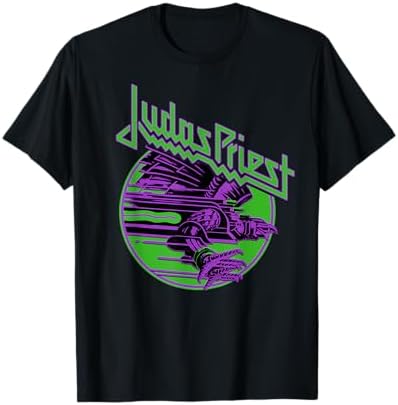 Amazon.com: Judas Priest Invincible Shield Red T-Shirt : Clothing