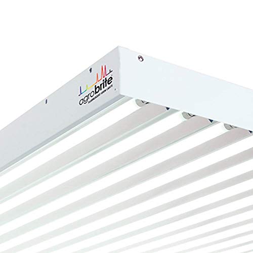Hydrofarm Agrobrite T5, FLT412, 648W 4 Foot, 12-Tube Fixture with Lamps, 1 Count (Pack of 1)