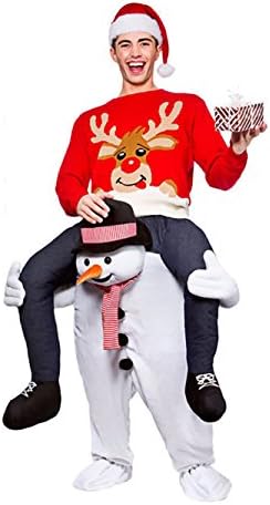 Christmas Adult Costume Novelties Ride on Riding Shoulder Animal Funny Pants-One Size (Expedited Delivery Ship by DHL)