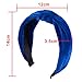 SIQUK 10 Pieces Knot Headband Velvet Twist Knot Turban Headbands for Women and Girls, 10 Colors