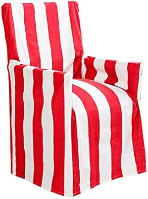 J Elliot Stripe Director Chair Cover Chair Cover 50x55x85cm Red Slipcovers Amazon Com Au