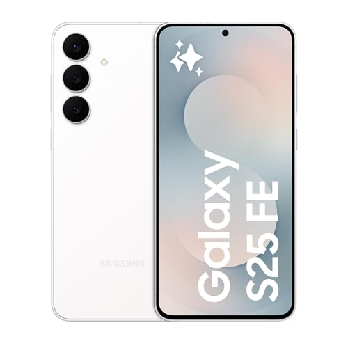 Samsung Galaxy S25 FE Smartphone AI, 3 anni di Garanzia del produttore, Display Dynamic AMOLED 2X 6.7'', Fotocamera 50MP, IP68, 8GB RAM, 256GB, Batteria a lunga durata, White [Versione Italiana]