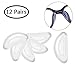 Eyeglasses Nose Pads Anti-Slip Soft Silicone Adhesive Nosepads for Glasses Sunglasses 12 Pairs