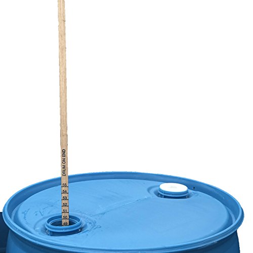 55 Gallon Hardwood Drum Gauge Stick 48 inch Length, Double Sided Measures on Side or Top - Thumbnail 4