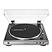 Yamaha R-S202 Bluetooth Stereo Receiver with Audio-Technica AT-LP60X Automatic Belt-Drive Stereo Turntable (Gunmetal) and Polk TSi100 Bookshelf Speakers – Pair (Black)thumb 4