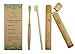 Soft Bristles BPA Free Bamboo Toothbrushes and Cases, Natural Biodegradable, eco-friendly, with travel holders, set of 2 handmade gift set