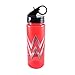 Silver Buffalo WE4164 WWE Logo Red Tritan Water Bottle, 20-Ounces