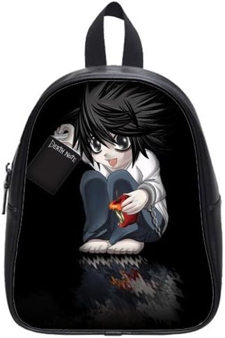 Fashion Style Death Note L Lawliet Custom Student School Backpack Bag Shoulder Bag (Large)