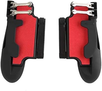 SAVARIA - 2pcs H11 6 Finger Mobie Controller for Gamepad Tablet Trigger Handle
