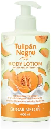 Black Tulip - Loção Corporal de Melancia Açucarada com Dispensador, Hidratação Intensa para Todos os Tipos de Pele, Creme Corporal com Fragrância de Melancia Doce, 400 ml