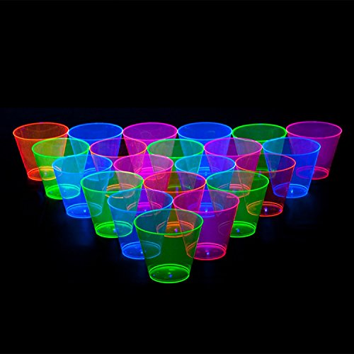 Party Essentials N910090 Brights Plastic Party Cups/Tumblers, 9Ounce