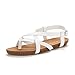 DREAM PAIRS Women's Bold Slingback Flat Sandals