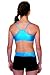 TumbleWear Big Girl's Aqua/Black Hipster Shorts 10-12