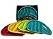 Arrow Home Products Fiesta Taco Plate, 12 Pack - Each Plate Includes 3 Taco Holders Plus 2 Compartments - BPA Free Plastic, Made in the USA, Dishwasher Safe - Assorted Colors