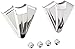 Kuryakyn 8203 Motorcycle Accent Accessory: Phantom Covers for 1998-2016 Yamaha V Star 650 & V Star 1100 Motorcycles, Chrome, 1 Pair