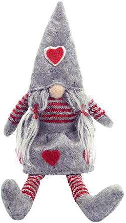Christmas Long Legged Swedish Santa Gnome Handmade Plush Doll Ornament Elf Toys