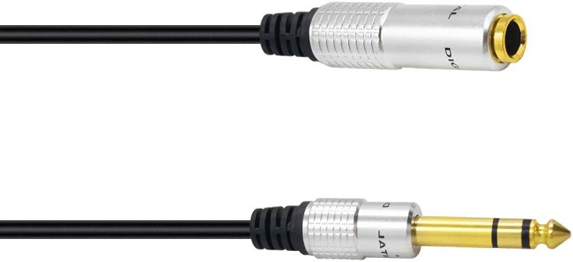 Maxhood Male to Female 6.35, 6.35mm (1/4 inch) Stereo Male Plug to Female 1/4" TRS Jack Audio Cable Stereo Cord - Image 4