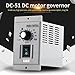 AC DC 110V 24V-90V Motor Speed Controller Switch Electric Regulator for Permanent Magnet 400W DC-51