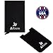 Albuss Minimalist Metal Wallet – Ultra Slim Credit Card Holder With Anti-Theft RFID Blocking Technology – Front Pocket Wallet With Automatic Pop-Up Sliding – Adhesive Cell Phone Card Holder Included