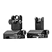 SOUFORCE AR 15 Backup Iron Sight, Flip Up Rapid Transition Front and Rear BUIS Iron Sights Set for Rifles Picatinny Rails