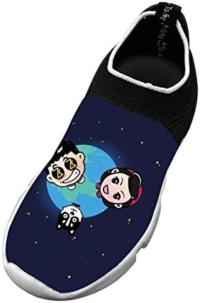 Children's Flying Children And Dog Lightweight Flyknit Shoes / Sneakers