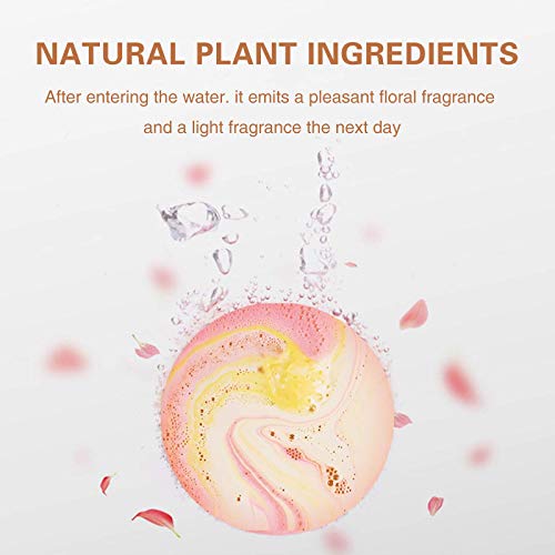 Bath Bombs 12 Pcs Gift Set - Deep Bath Salt Moisten Skin Smooth and Delicate Handmade Bath Gift Set Idea Birthday Gift Bubble Bath Bombs Apply to for Men Women Child Friends