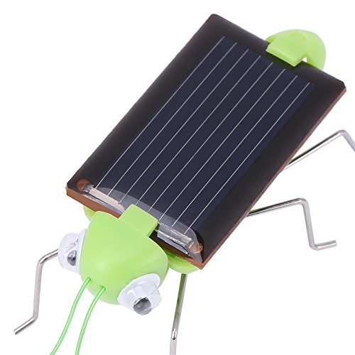 image for GLOGLOW (Pack of 2) Mini Magic Solar Energy Powered Cockroach/Grasshop