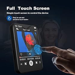 32GB MP3 Player with Bluetooth 5.0, Full Touch
