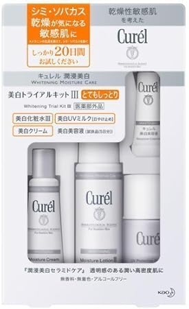 Amazon キュレル 美白トライアルキット3 キュレル フェイスケアセット 通販