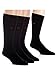 Calvin Klein Men's Crew Dress Socks - Bonus 4 Pack, Black, Large