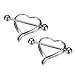 Maggie 1 Pair Chic Surgical Steel Love Heart Nipple Bar Ring Shield Barbell Body Jewelry