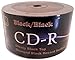 Black/Black 52X 80-Min Double-Sided Colored CD-R 100-Pak (2 x 50-Pak)