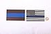 Magnet Me Up Thin Blue Line and Thin Blue Line American Flag Magnet Decal, 3x5 Inches, 2 Pack, Weatherproof UV Printed Vinyl, Heavy Duty Automotive Magnet for Car, Truck, SUV, Crafted in USA