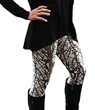 Hunters Camouflage White Tight Leggings - White Camouflage Pattern