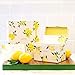 Kate Spade New York Recipe Book with 7 Tabbed Sections and Recipe Card Sleeves, Recipe Organizer Includes Notes Pages and Blank Recipe Pages, Lemon