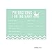 Andaz Press Mint Green Chevron Gender Neutral Baby Shower Collection, Games, Activities, Decorations, Predictions for Baby Cards, 20-pack