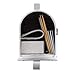 Gibraltar Mailboxes ADM11W01 Admiral Mailbox, Medium, Textured White