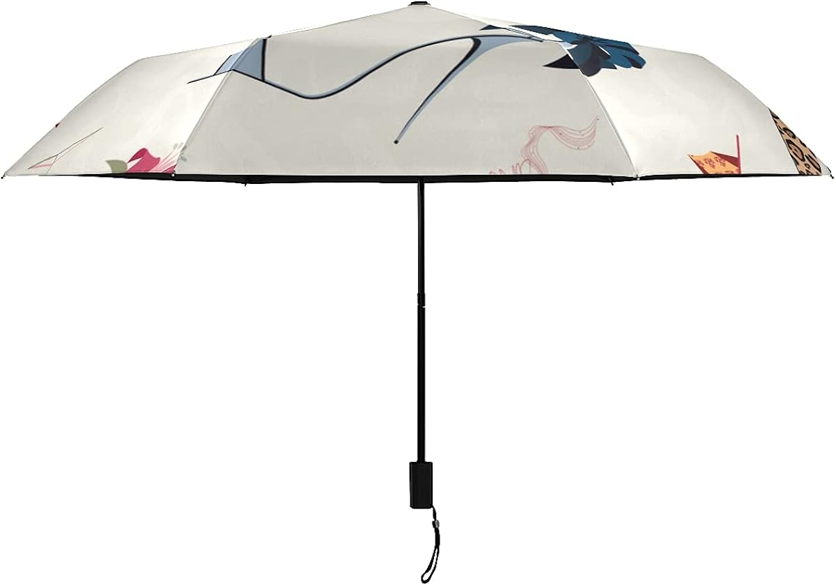 Travel Umbrella Compact Fashion Creative Highheeled Shoes Umbrella