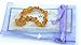 Baltic Amber Bracelet for Teething Baby Raw Honey. 100% Natural Amber Baroque Style Round Beads 5.5 Inches Long. Expandable (Optional) With The Matching Necklace