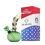 Glass Water Device Bub with a Carb 5.5 inch Green