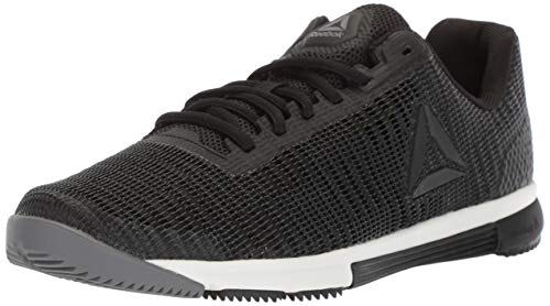 Reebok Women's Women's Speed TR Flexweave Training Shoes Shoe, Shark/Black/Chalk, 5 Regular US