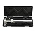 Digital Calipers OKPOW Inch Metric Fractions Conversion Stainless Steel Vernier Gauge 0-6 Inch/150mm with LCD Display Measuring Ruler