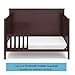 Storkcraft Toddler Guardrail, Espresso Safety Guard Rail for Convertible Crib & Toddler Bed